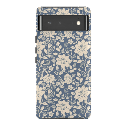 Blue Garden Printed Phone Cases Google Pixel 6 Pro / Armoured by Kasiags Art - The Dairy