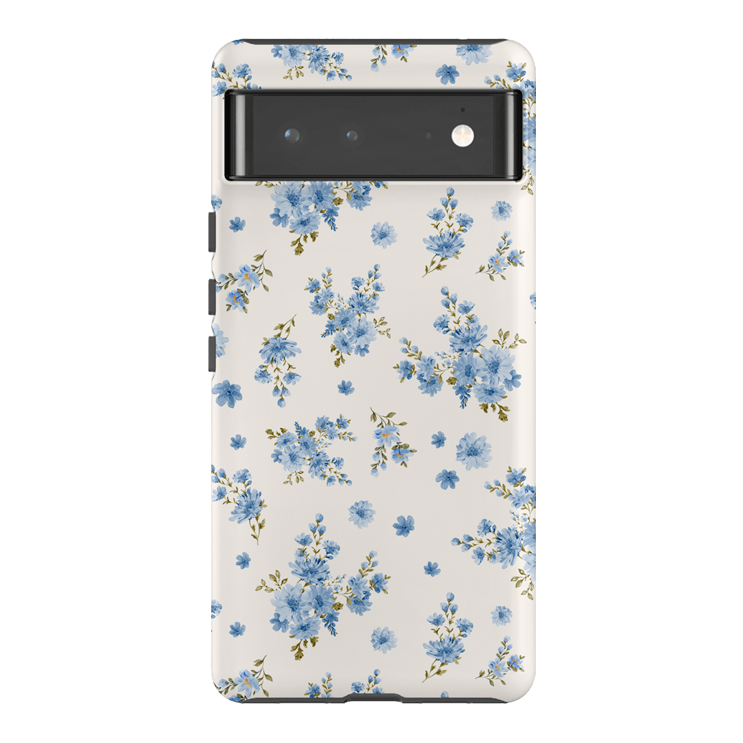 Blue Meadow Printed Phone Cases Google Pixel 6 Pro / Armoured by Kasiags Art - The Dairy