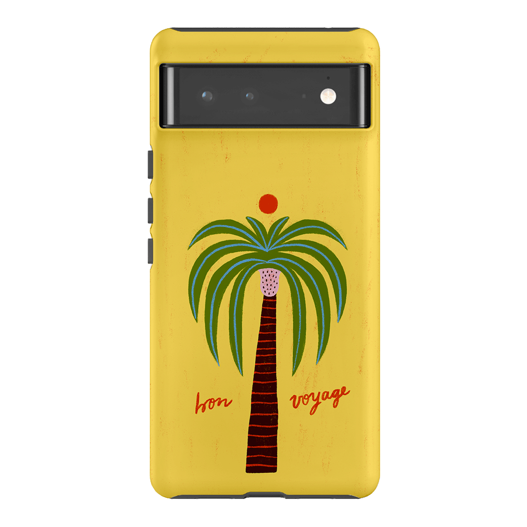 Bon Voyage Yellow Printed Phone Cases Google Pixel 6 Pro / Armoured by Marie Faurrite - The Dairy