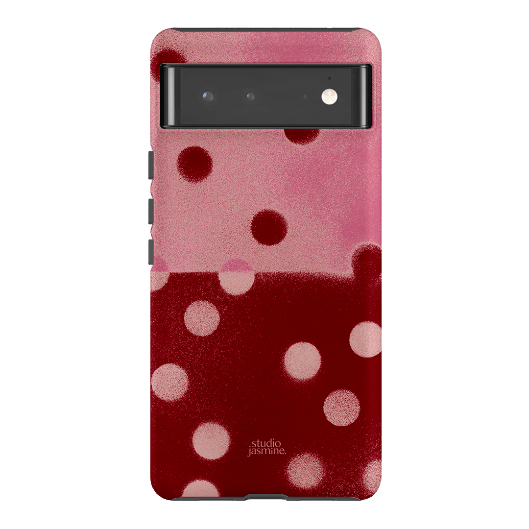 Cherry Polka Dot Printed Phone Cases Google Pixel 6 Pro / Armoured by Jasmine Dowling - The Dairy