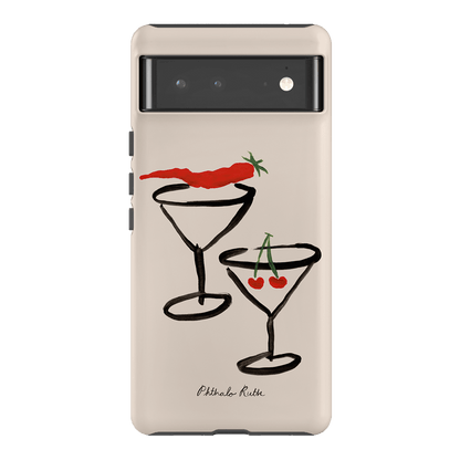 Chilli Cherry Printed Phone Cases by Phthalo Ruth - The Dairy