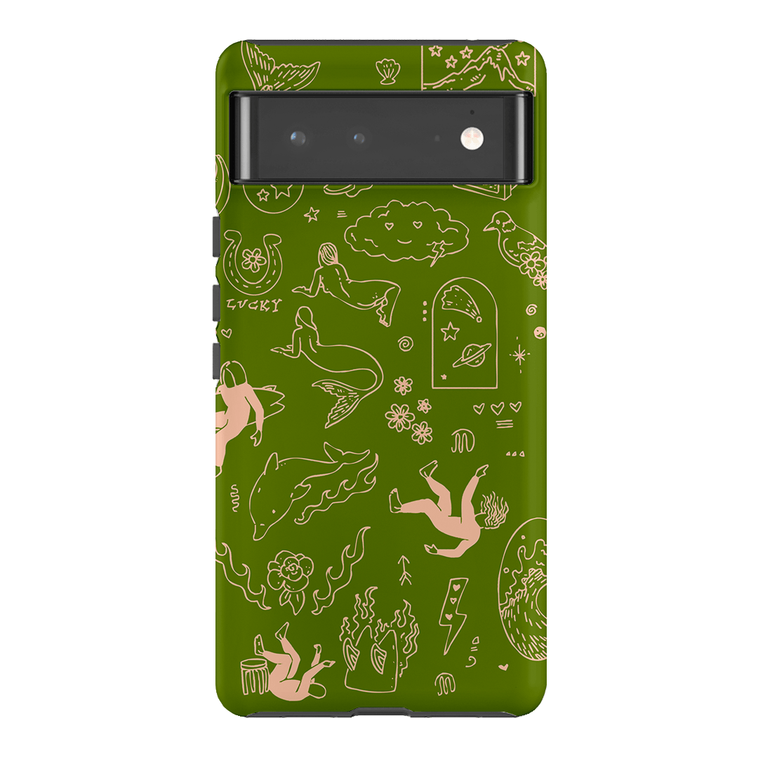 Easty Flash Green Printed Phone Cases Google Pixel 6 Pro / Armoured by Easty Beasty - The Dairy