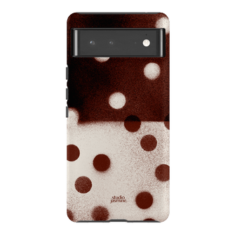 Espresso Polka Dot Printed Phone Cases Google Pixel 6 Pro / Armoured by Jasmine Dowling - The Dairy