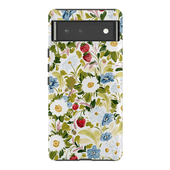 Garden Strawberries Printed Phone Cases Google Pixel 6 Pro / Armoured by Ellie Mae - The Dairy