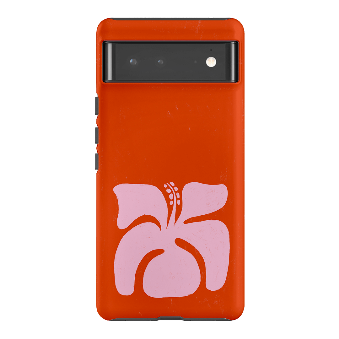 Hibiscus Crush Printed Phone Cases Google Pixel 6 Pro / Armoured by Marie Faurrite - The Dairy