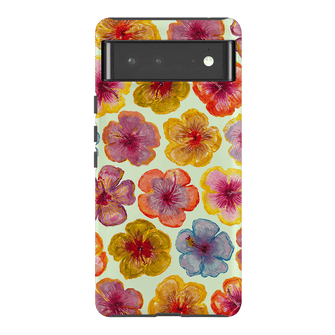 Hibiscus Holiday Sorbet Printed Phone Cases Google Pixel 6 Pro / Armoured by BG. Studio - The Dairy