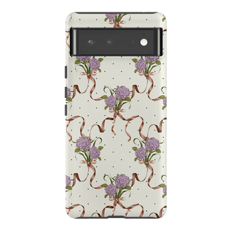 Hydrangea Ribbon Printed Phone Cases Google Pixel 6 Pro / Armoured by Veronica Tucker - The Dairy