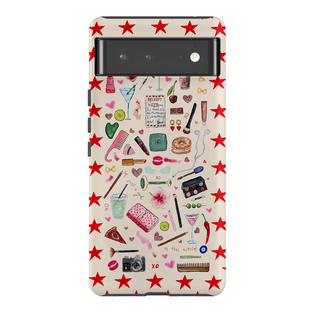 Just A Girl Printed Phone Cases Google Pixel 6 Pro / Armoured by BG. Studio - The Dairy