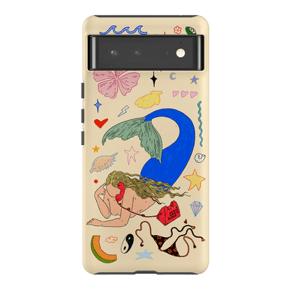 Mermaid Salad Cream Printed Phone Cases Google Pixel 6 Pro / Armoured by Easty Beasty - The Dairy