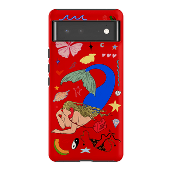 Mermaid Salad Scarlet Printed Phone Cases Google Pixel 6 Pro / Armoured by Easty Beasty - The Dairy