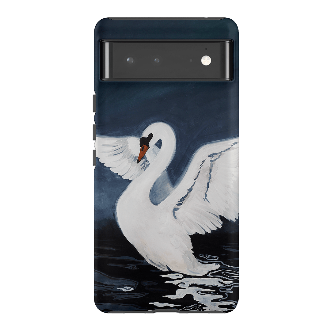 Midnight Swan Printed Phone Cases Google Pixel 6 Pro / Armoured by Lisa Hu - The Dairy