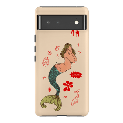 Mimi Cream Printed Phone Cases Google Pixel 6 Pro / Armoured by Easty Beasty - The Dairy