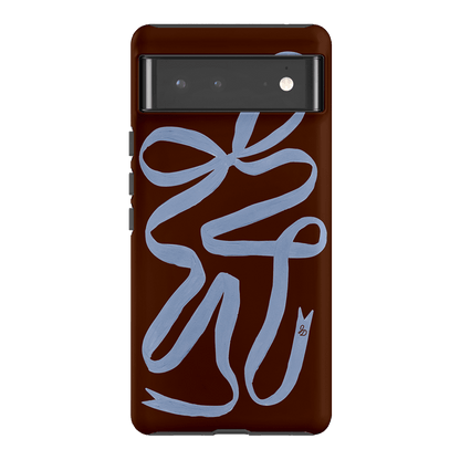 Mocha Ribbon Printed Phone Cases Google Pixel 6 Pro / Armoured by Jasmine Dowling - The Dairy