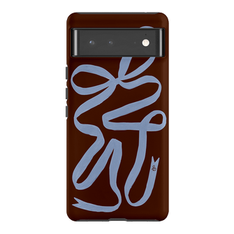 Mocha Ribbon Printed Phone Cases Google Pixel 6 Pro / Armoured by Jasmine Dowling - The Dairy
