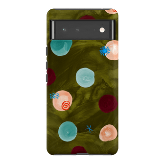 Olive Spot Printed Phone Cases Google Pixel 6 Pro / Armoured by Charlie Taylor - The Dairy