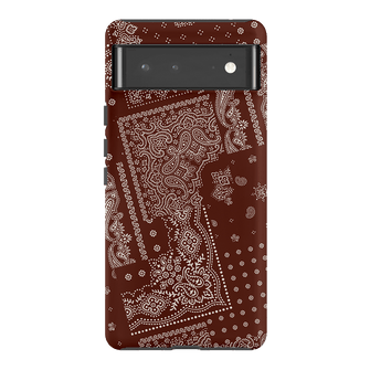 Paisley Cinnamon Printed Phone Cases Google Pixel 6 Pro / Armoured by The Dairy - The Dairy