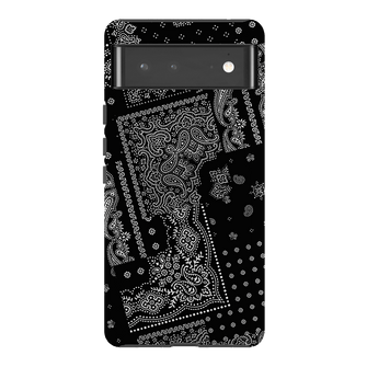 Paisley Noir Printed Phone Cases Google Pixel 6 Pro / Armoured by The Dairy - The Dairy