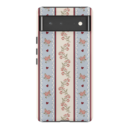 Pastel Stripe Printed Phone Cases Google Pixel 6 Pro / Armoured by Kasiags Art - The Dairy