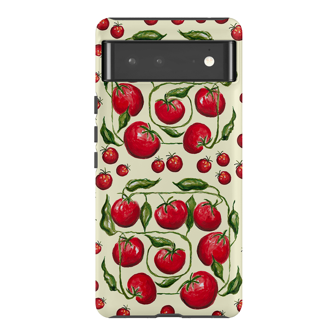 Red Tomatoes Printed Phone Cases Google Pixel 6 Pro / Armoured by BG. Studio - The Dairy