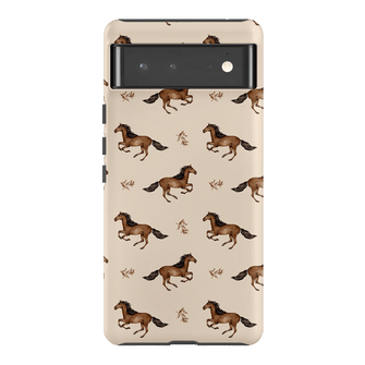 Running Horse Printed Phone Cases Google Pixel 6 Pro / Armoured by Kasiags Art - The Dairy