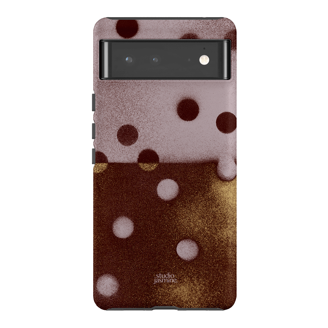 Rust Polka Dot Printed Phone Cases Google Pixel 6 Pro / Armoured by Jasmine Dowling - The Dairy