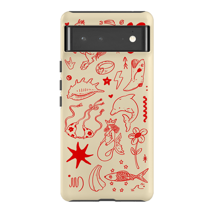Spiced Cowboy Cream Printed Phone Cases Google Pixel 6 Pro / Armoured by Easty Beasty - The Dairy