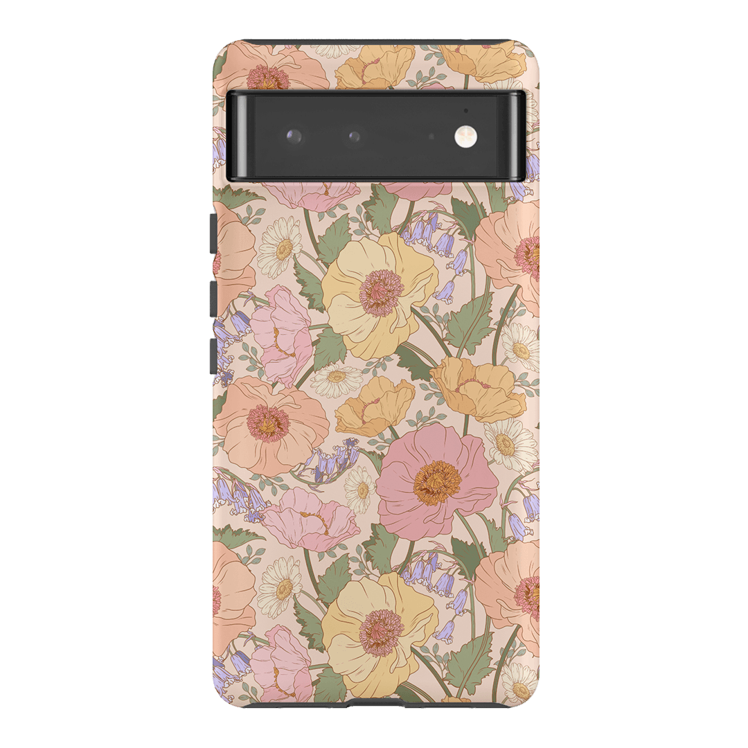 Spring Poppy Printed Phone Cases Google Pixel 6 Pro / Armoured by Kasiags Art - The Dairy