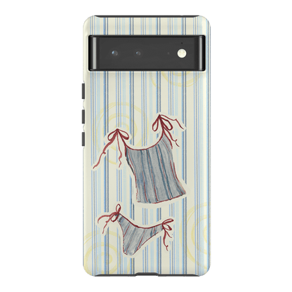 Stripe Tankini Printed Phone Cases Google Pixel 6 Pro / Armoured by Kayla Carr - The Dairy
