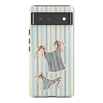 Stripe Tankini Printed Phone Cases Google Pixel 6 Pro / Armoured by Kayla Carr - The Dairy