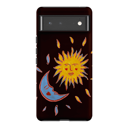 Sun & Moon Plum Printed Phone Cases Google Pixel 6 Pro / Armoured by BG. Studio - The Dairy