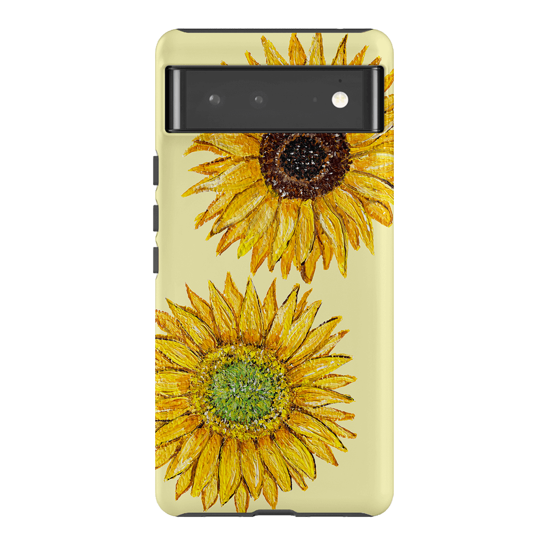 Sunflower Yellow Printed Phone Cases Google Pixel 6 Pro / Armoured by BG. Studio - The Dairy