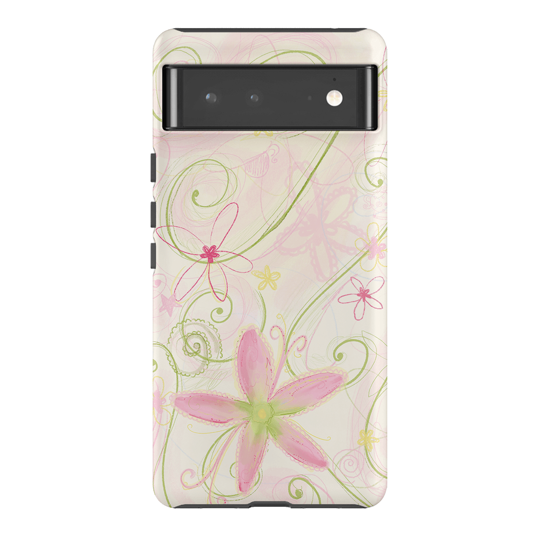 Swirl Pink Printed Phone Cases Google Pixel 6 Pro / Armoured by Kayla Carr - The Dairy