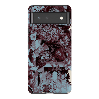 Tippi Blue Printed Phone Cases Google Pixel 6 Pro / Armoured by Desmond & Dempsey - The Dairy