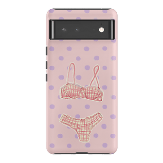 Vintage Gingham Printed Phone Cases Google Pixel 6 Pro / Armoured by Kayla Carr - The Dairy