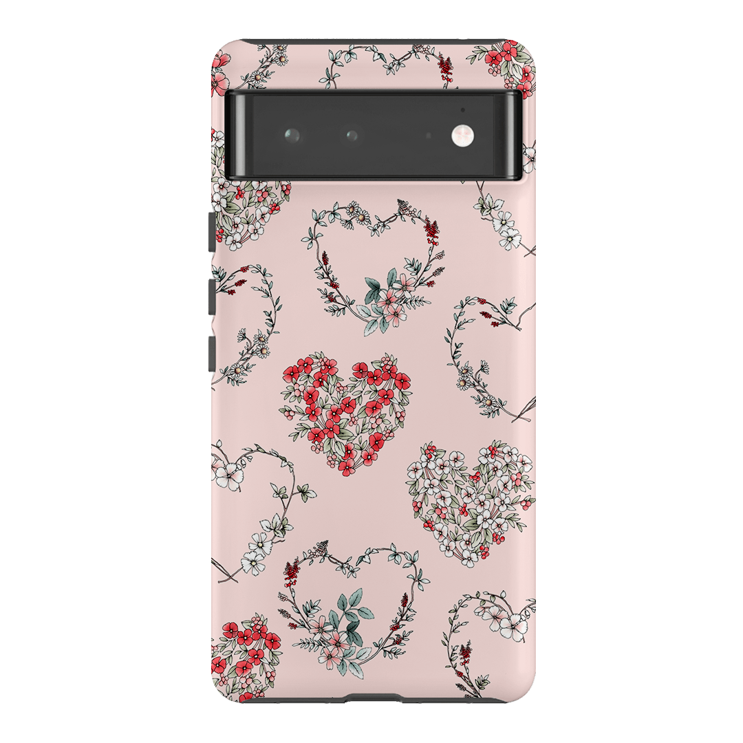 Wild Heart Wreath Printed Phone Cases Google Pixel 6 Pro / Armoured by Typoflora - The Dairy