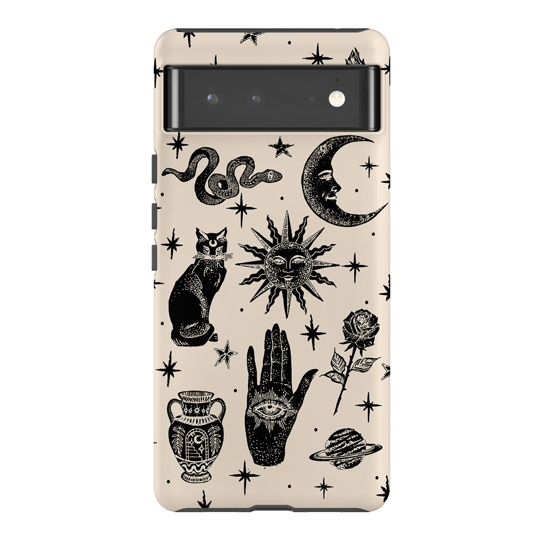 Astro Flash Beige Printed Phone Cases Google Pixel 6 Pro / Armoured by Veronica Tucker - The Dairy