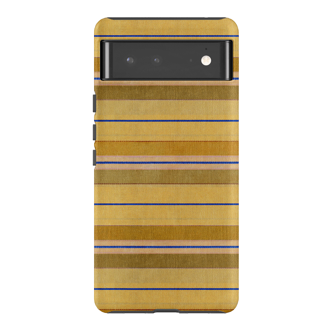 Golden Stripe Printed Phone Cases Google Pixel 6 Pro / Armoured by Fenton & Fenton - The Dairy