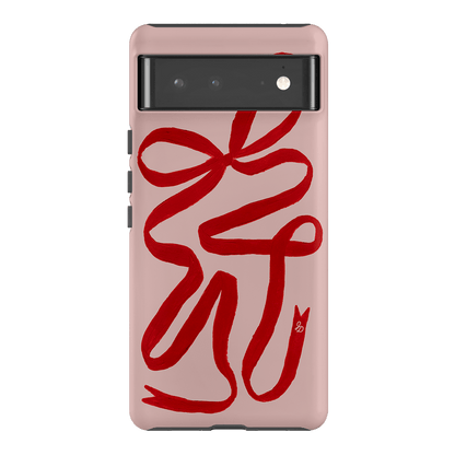 Valentine Ribbon Printed Phone Cases Google Pixel 6 Pro / Armoured by Jasmine Dowling - The Dairy