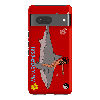1800-Busy Rn in Red Printed Phone Cases Google Pixel 7 / Armoured by Easty Beasty - The Dairy