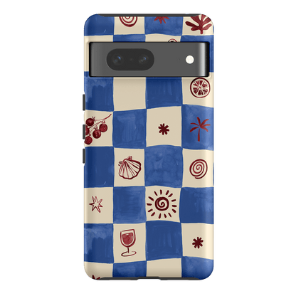 Afternoon Mezze Cornflower Printed Phone Cases Google Pixel 7 / Armoured by Charlie Taylor - The Dairy