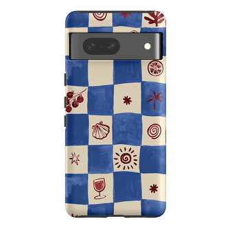 Afternoon Mezze Cornflower Printed Phone Cases Google Pixel 7 / Armoured by Charlie Taylor - The Dairy