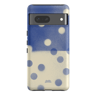 Bleu Polka Dot Printed Phone Cases Google Pixel 7 / Armoured by Jasmine Dowling - The Dairy