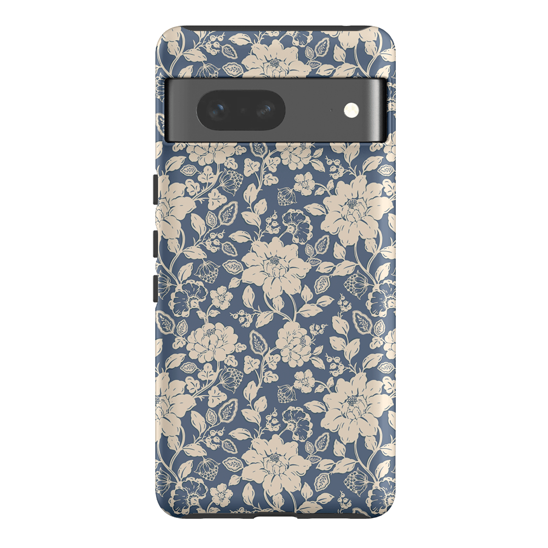 Blue Garden Printed Phone Cases Google Pixel 7 / Armoured by Kasiags Art - The Dairy