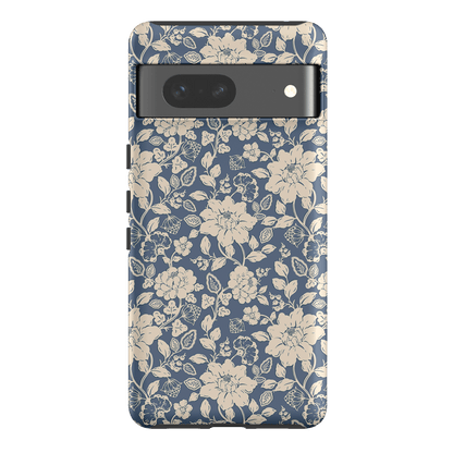 Blue Garden Printed Phone Cases Google Pixel 7 / Armoured by Kasiags Art - The Dairy