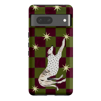 Check Greyhound Green Printed Phone Cases Google Pixel 7 / Armoured by Lisa Hu - The Dairy