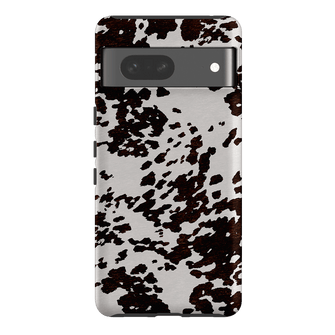 Cowhide Charm Printed Phone Cases Google Pixel 7 / Armoured by The Dairy - The Dairy