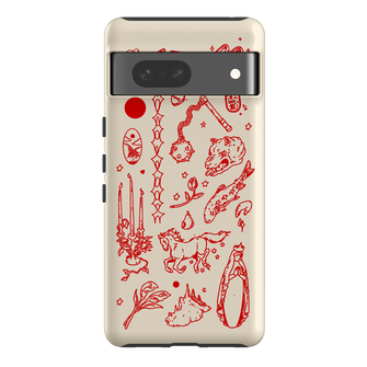 Dreamcore Cream Printed Phone Cases Google Pixel 7 / Armoured by Easty Beasty - The Dairy