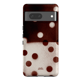 Espresso Polka Dot Printed Phone Cases Google Pixel 7 / Armoured by Jasmine Dowling - The Dairy