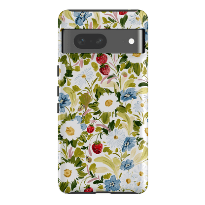 Garden Strawberries Printed Phone Cases Google Pixel 7 / Armoured by Ellie Mae - The Dairy