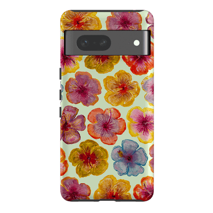 Hibiscus Holiday Sorbet Printed Phone Cases Google Pixel 7 / Armoured by BG. Studio - The Dairy